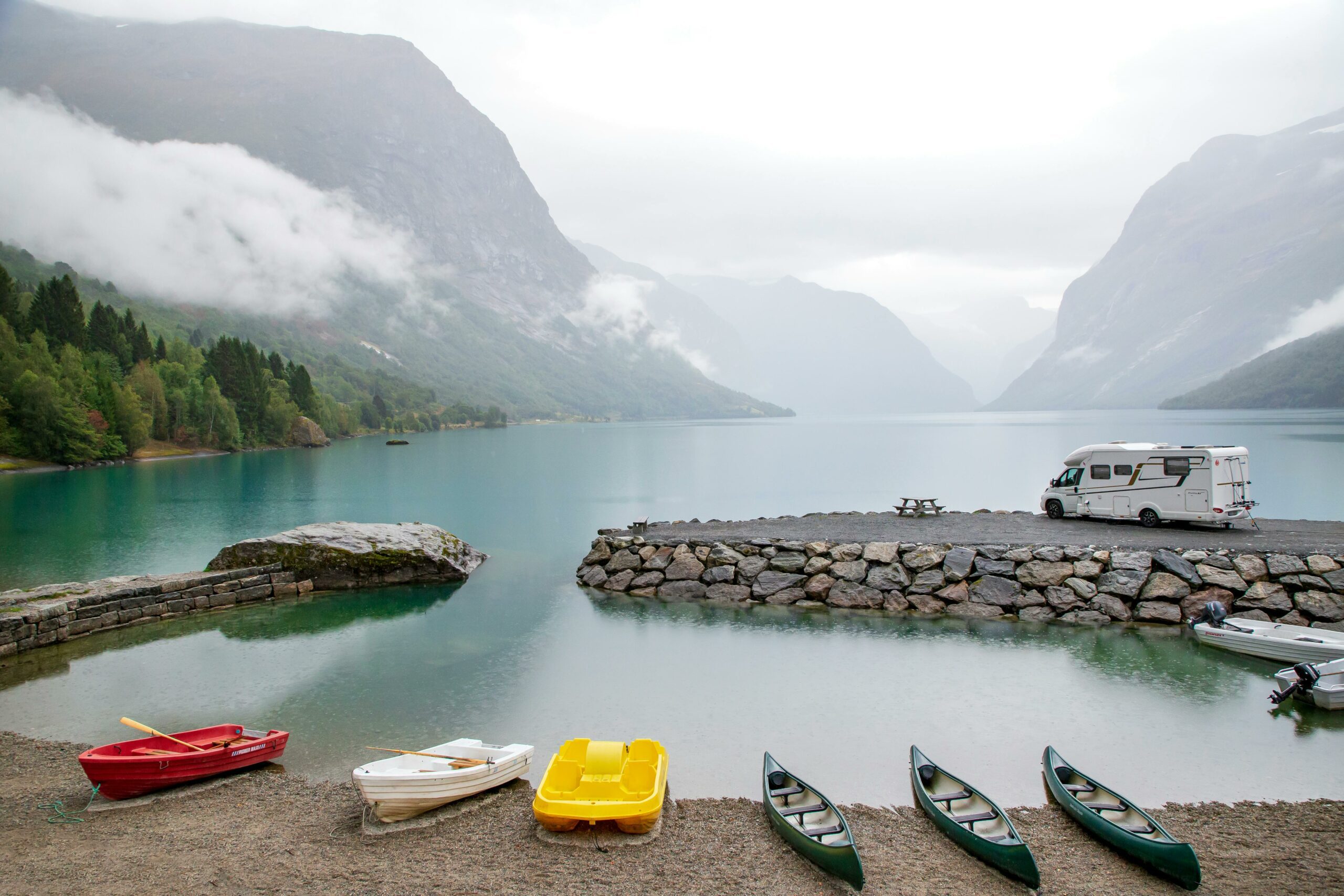 Kostenloses Stock Foto zu berg, boot, camping