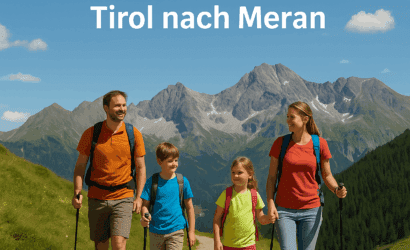 Alpenüberquerung für Familien, von Tirol nach Meran